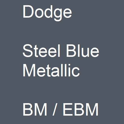 Dodge, Steel Blue Metallic, BM / EBM.